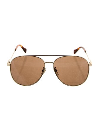 Gucci Aviator Mirrored Sunglasses