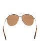 Gucci Aviator Mirrored Sunglasses