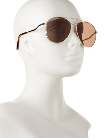 Gucci Aviator Mirrored Sunglasses