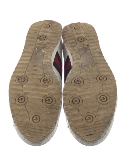 Gucci Sylvie Web Accent Leather Sneakers