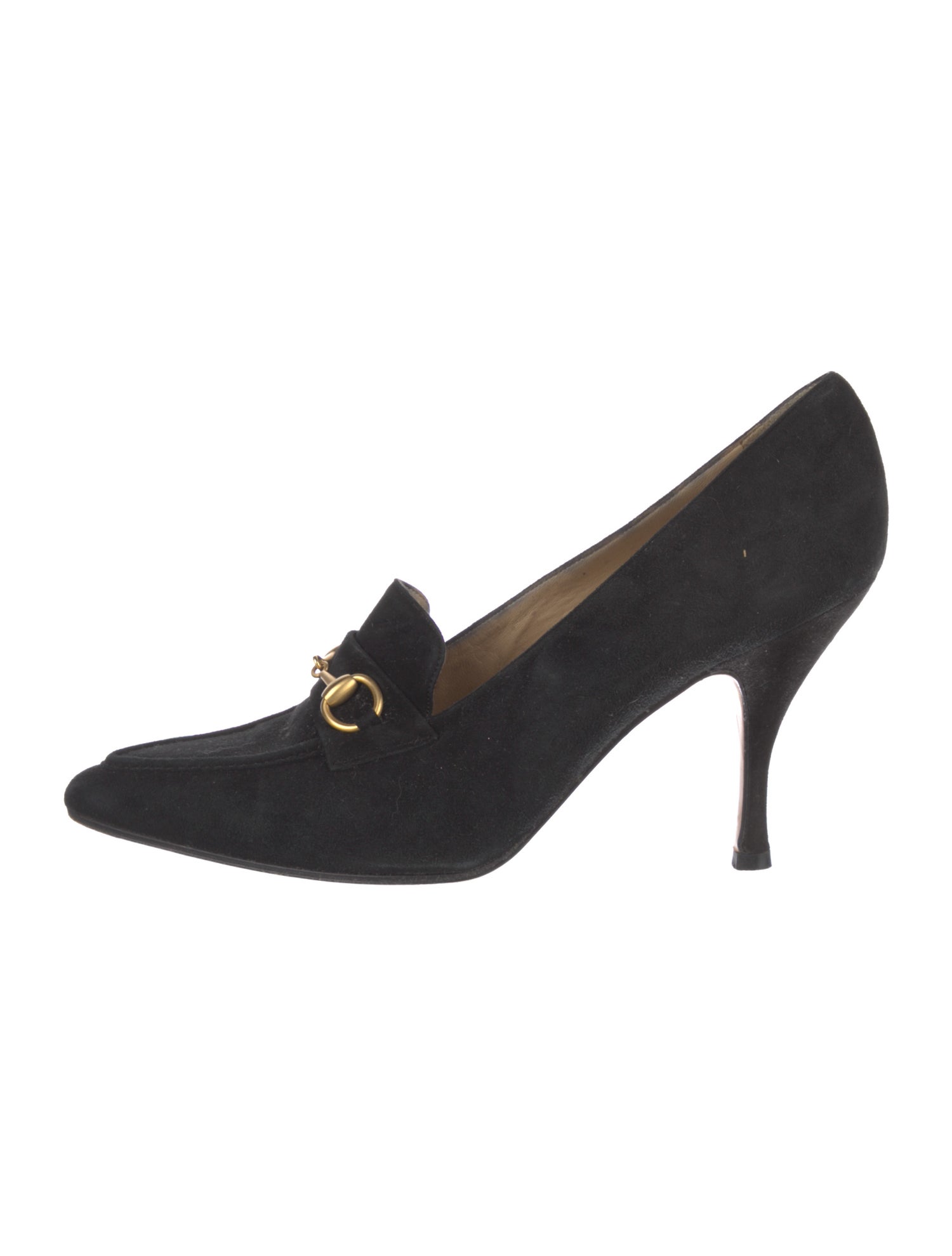 Gucci Vintage Horsebit Accent Pumps