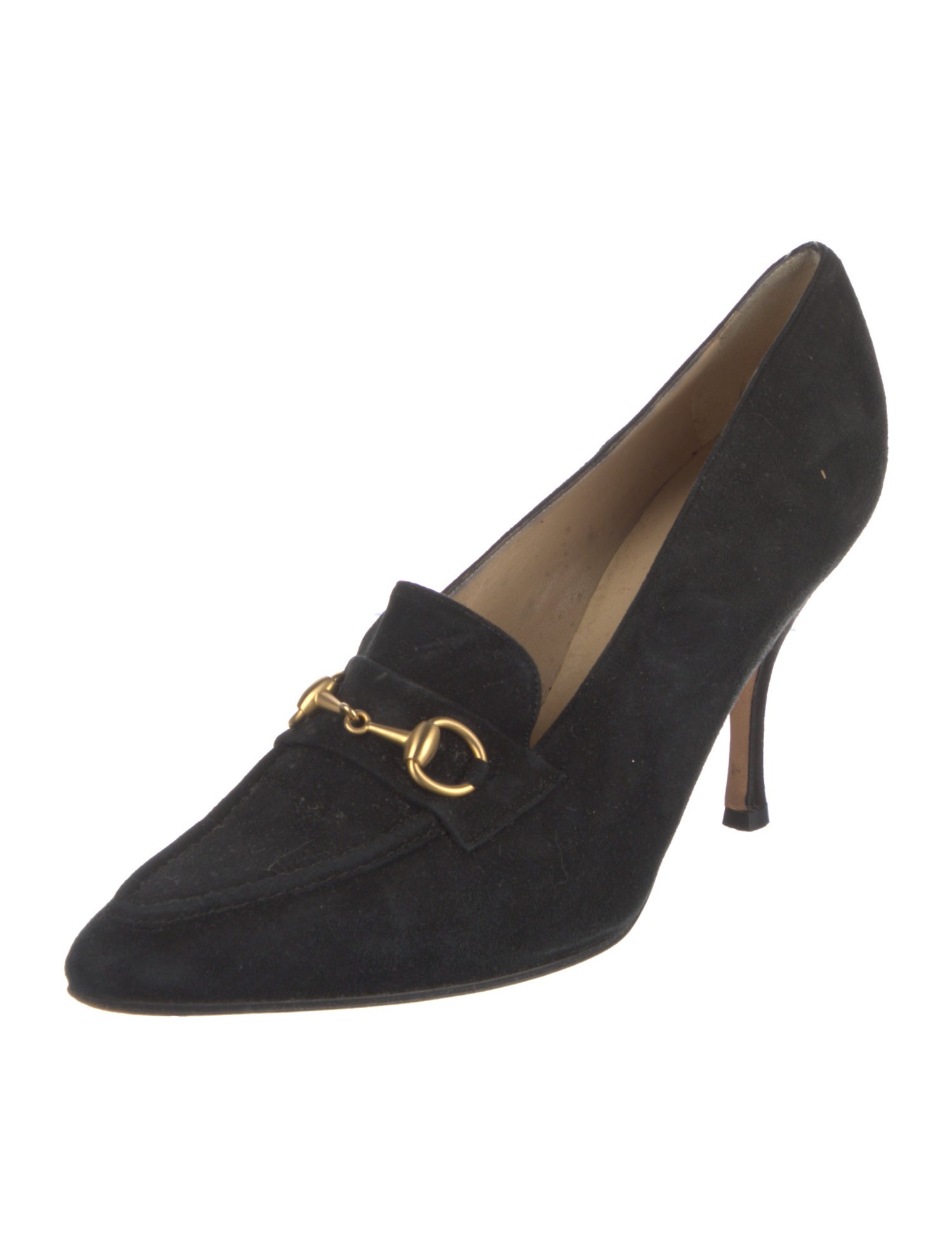 Gucci Vintage Horsebit Accent Pumps