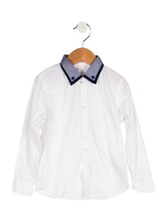 Gucci Toddler Boys' Solid Button Up Shirt