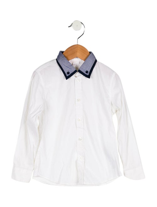 Gucci Toddler Boys' Solid Button Up Shirt