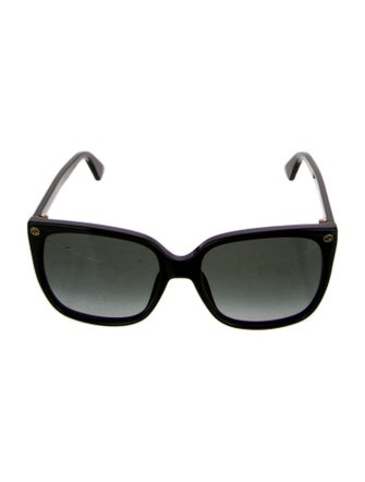 Gucci Interlocking G Logo Square Sunglasses