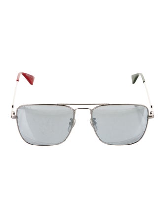 Gucci Bee Accent Aviator Sunglasses