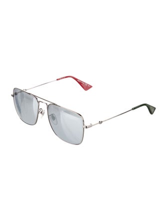 Gucci Bee Accent Aviator Sunglasses