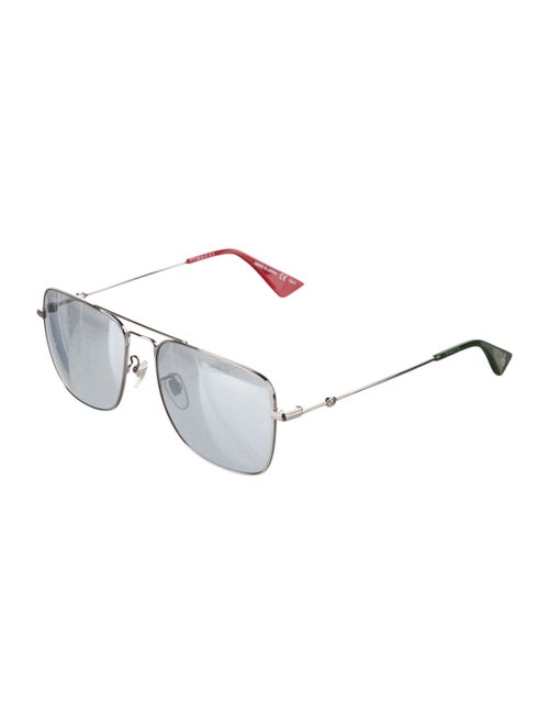 Gucci Bee Accent Aviator Sunglasses