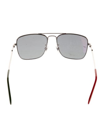 Gucci Bee Accent Aviator Sunglasses