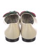 Gucci Web Accent Leather Flats
