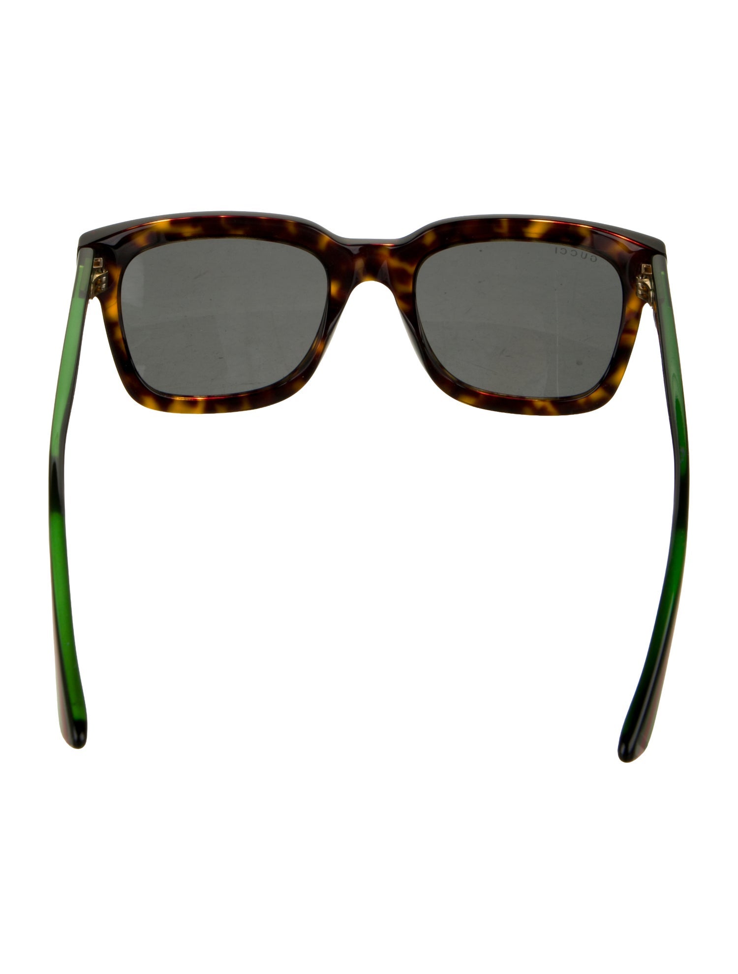 Gucci Web Accent Square Sunglasses