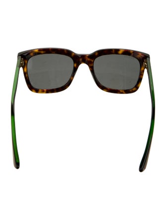 Gucci Web Accent Square Sunglasses