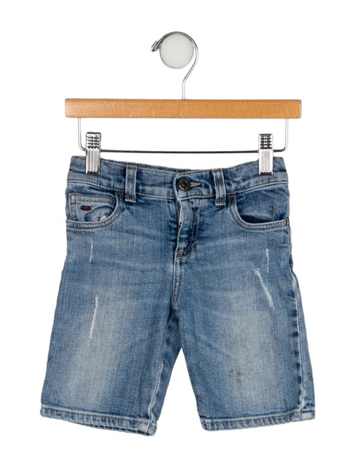 Gucci Denim Knee Length Shorts