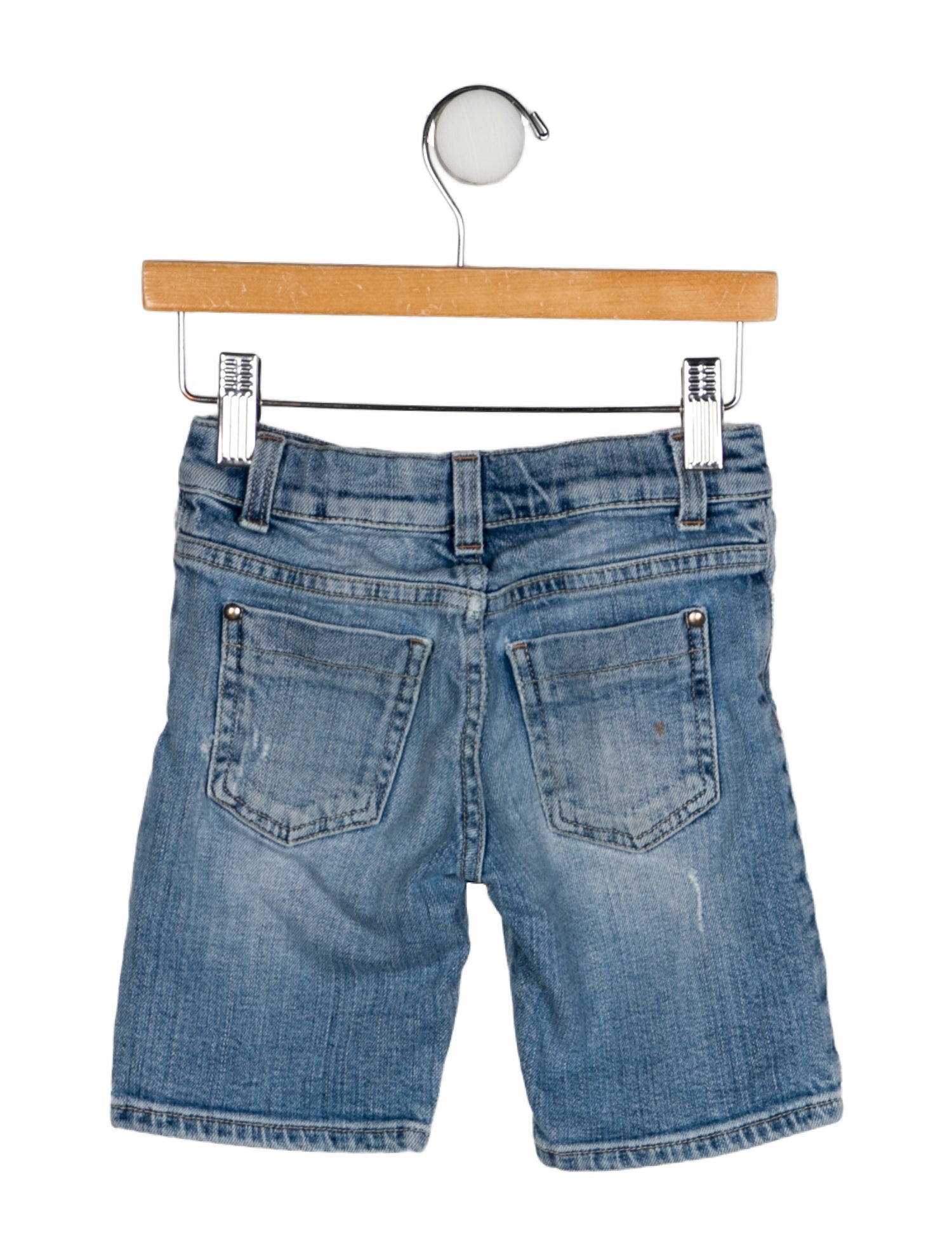 Gucci Denim Knee Length Shorts