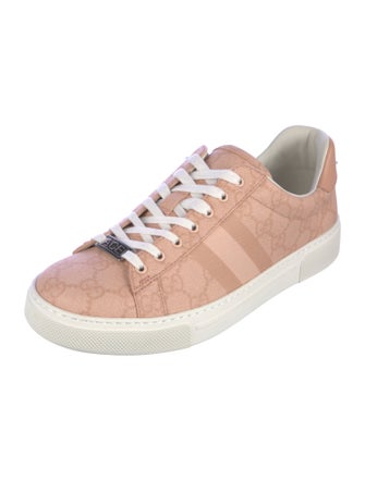 Gucci Web Accent Striped Sneakers