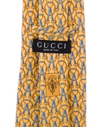 Gucci Silk Pattern tie
