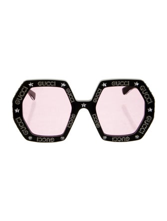 Gucci Interlocking G Logo Oversize Sunglasses