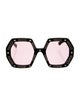 Gucci Interlocking G Logo Oversize Sunglasses