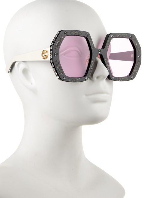 Gucci Interlocking G Logo Oversize Sunglasses