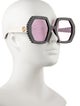 Gucci Interlocking G Logo Oversize Sunglasses