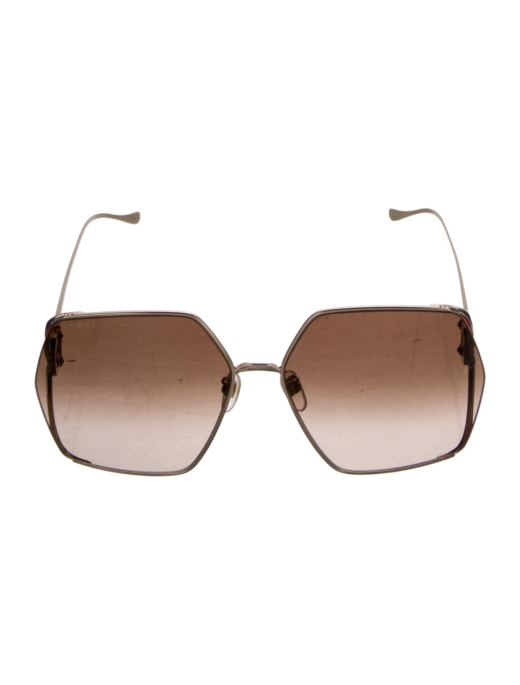 Gucci Interlocking G Logo Oversize Sunglasses