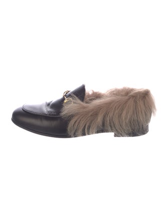 Gucci Horsebit Accent Leather Loafers