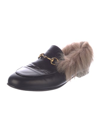 Gucci Horsebit Accent Leather Loafers