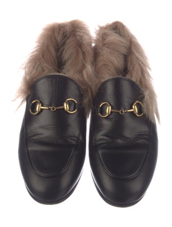 Gucci Horsebit Accent Leather Loafers