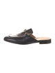Gucci Horsebit Accent Leather Mules