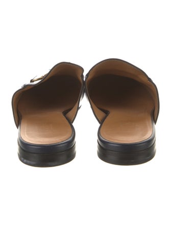 Gucci Horsebit Accent Leather Mules