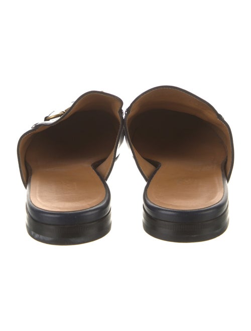 Gucci Horsebit Accent Leather Mules
