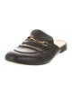 Gucci Horsebit Accent Leather Mules
