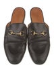 Gucci Horsebit Accent Leather Mules