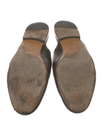 Gucci Horsebit Accent Leather Mules