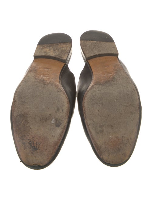 Gucci Horsebit Accent Leather Mules