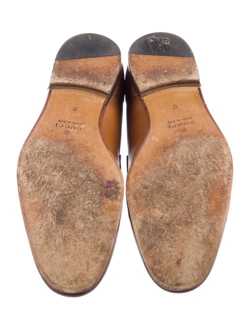 Gucci Horsebit Accent Leather Dress Loafers