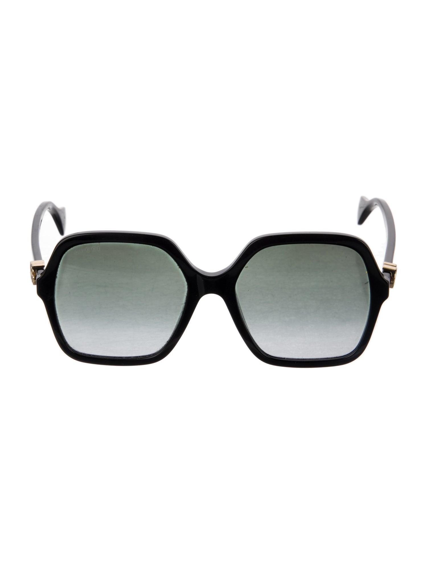 Gucci Double G Logo Square Sunglasses