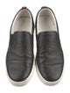 Gucci Web Accent Leather Loafers