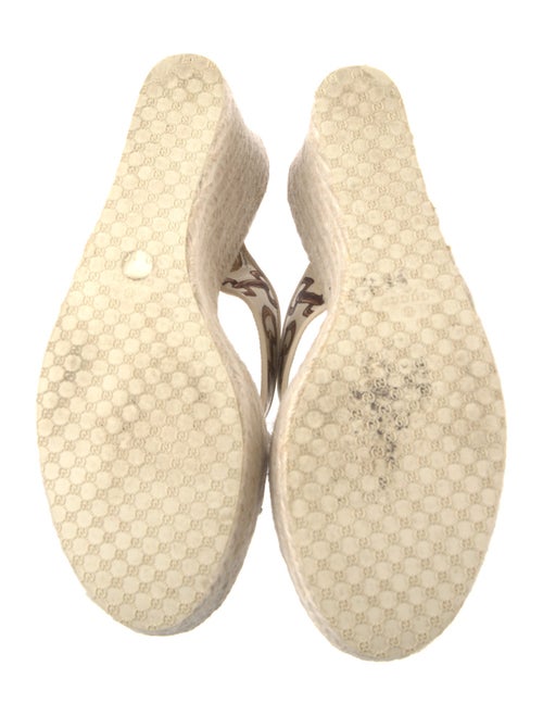 Gucci Horsebit Accent Satin Espadrilles