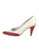 Gucci Patent Leather Colorblock Pattern Pumps