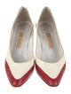 Gucci Patent Leather Colorblock Pattern Pumps