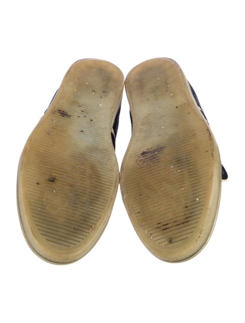 Gucci Suede Colorblock Pattern Sneakers