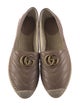 Gucci Double G Logo Leather Espadrilles