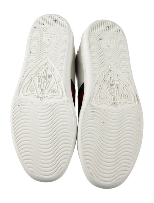 Gucci Bee Accent Leather Sneakers