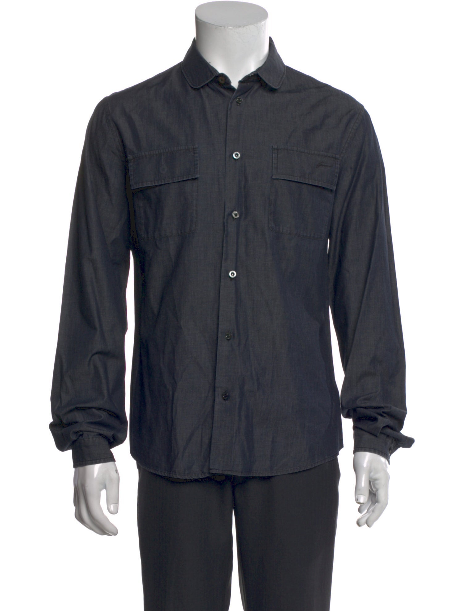 Gucci Long Sleeve Denim Shirt