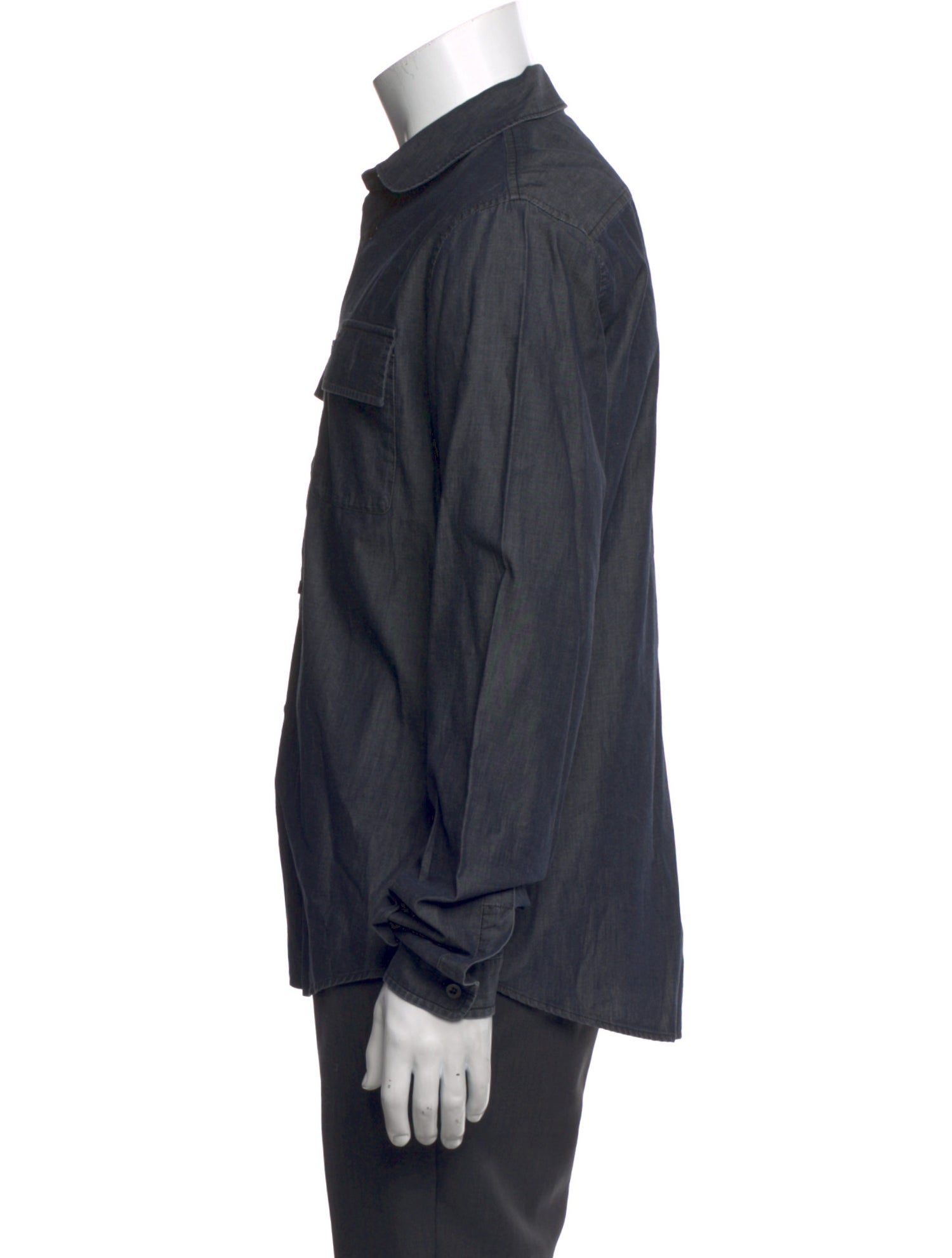 Gucci Long Sleeve Denim Shirt