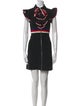 Gucci Colorblock Pattern Mini Dress