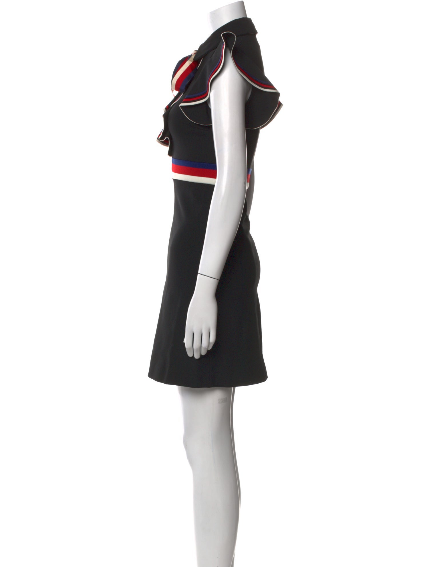 Gucci Colorblock Pattern Mini Dress