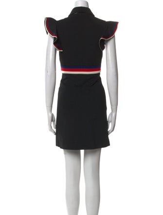 Gucci Colorblock Pattern Mini Dress