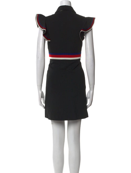 Gucci Colorblock Pattern Mini Dress